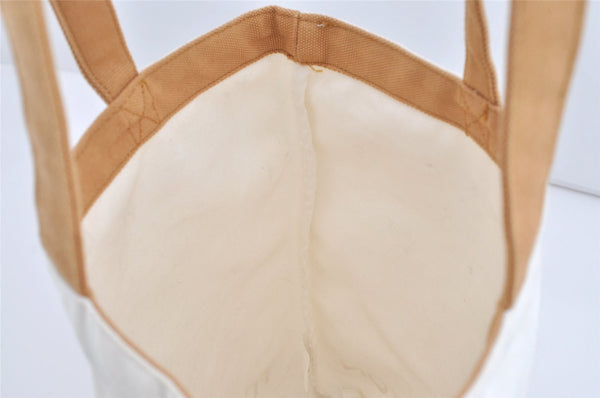 Authentic Louis Vuitton Fondation Exclusive Shoulder Tote Bag Canvas White 4461I