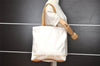 Authentic Louis Vuitton Fondation Exclusive Shoulder Tote Bag Canvas White 4461I