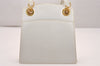 Authentic GUCCI Vintage Shoulder Bag Purse Leather White Junk 4461J