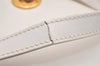 Authentic GUCCI Vintage Shoulder Bag Purse Leather White Junk 4461J