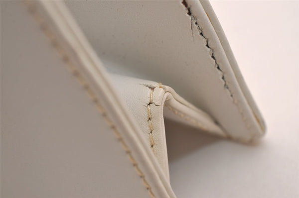 Authentic GUCCI Vintage Shoulder Bag Purse Leather White Junk 4461J