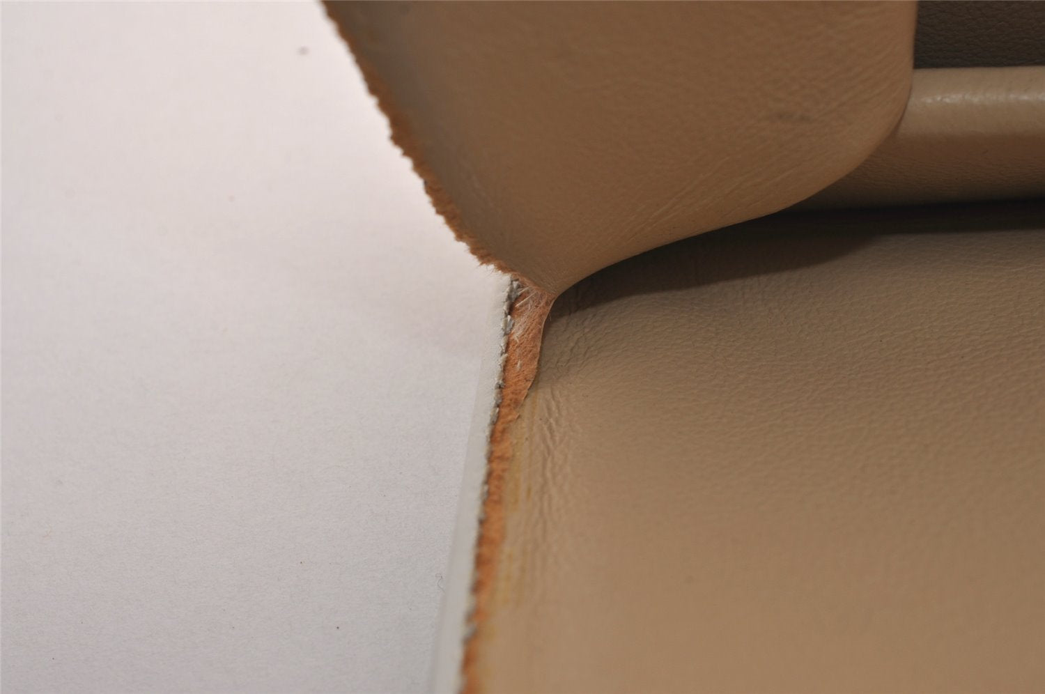 Authentic GUCCI Vintage Shoulder Bag Purse Leather White Junk 4461J