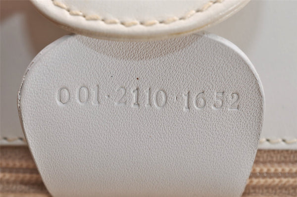 Authentic GUCCI Vintage Shoulder Bag Purse Leather White Junk 4461J