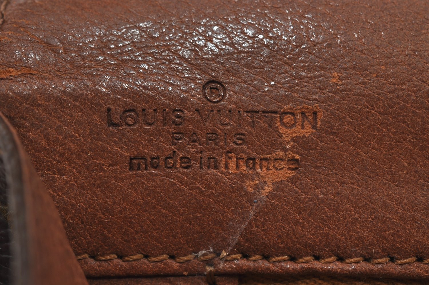 Authentic Louis Vuitton Monogram Pochette Dame PM Clutch Bag Old Model LV 4462I