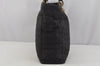 Authentic Christian Dior Vintage Cannage Nylon Shoulder Tote Bag Black CD 4462J