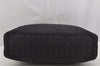 Authentic Christian Dior Vintage Cannage Nylon Shoulder Tote Bag Black CD 4462J