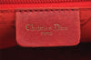 Authentic Christian Dior Vintage Cannage Nylon Shoulder Tote Bag Black CD 4462J