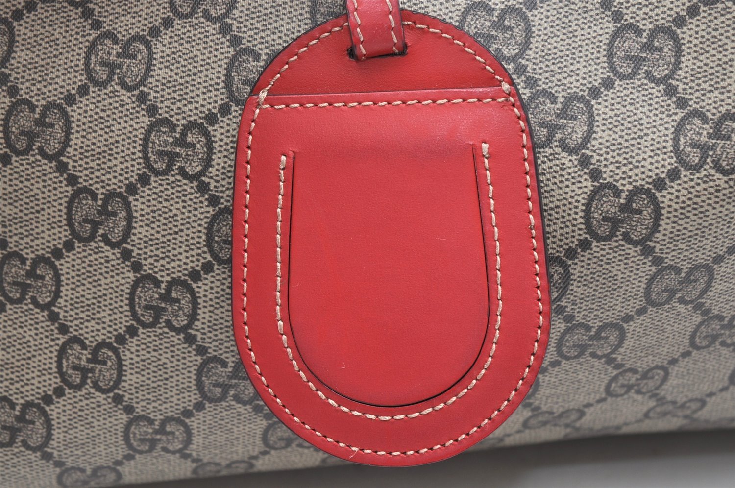 Authentic GUCCI Reversible Shoulder Tote Bag GG PVC Leather 368568 Brown 4462K