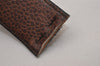Auth Salvatore Ferragamo Belt Leather Reversible 31.5-35.4" Black Brown 4463J
