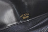 Authentic GUCCI Horsebit Shoulder Cross Body Bag Purse Leather Navy Blue 4463K