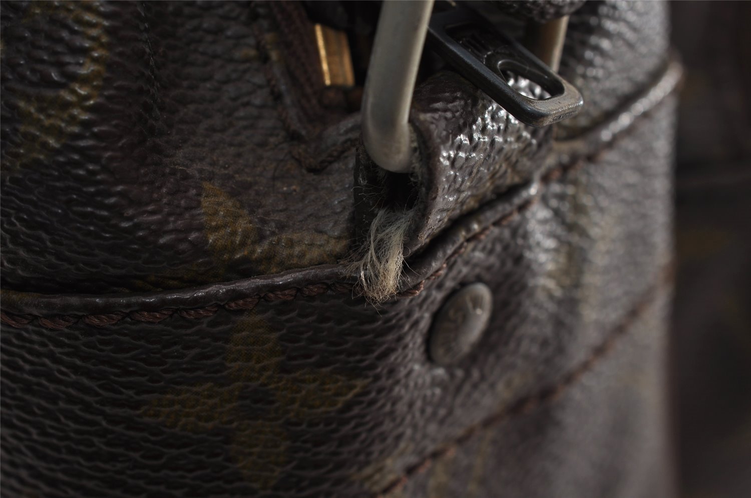 Authentic Louis Vuitton Monogram Nile 34 Shoulder Cross Body Bag Old Model 4464I