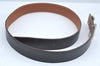Authentic HERMES Constance Leather Belt Size 80cm 31.5" Black Brown Box 4464J