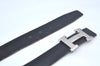 Authentic HERMES Constance Leather Belt Size 80cm 31.5" Black Brown Box 4464J