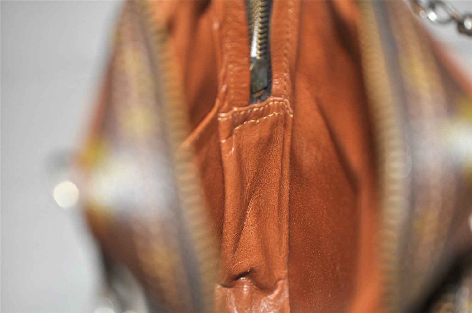 Authentic Louis Vuitton Monogram Amazone Shoulder Cross Body Bag Old Model 4464K