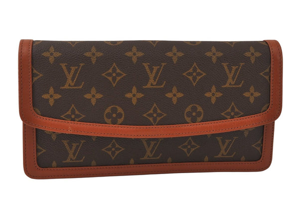Authentic Louis Vuitton Monogram Pochette Dame PM M51812 Clutch Hand Bag 4465K