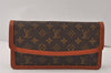 Authentic Louis Vuitton Monogram Pochette Dame PM M51812 Clutch Hand Bag 4465K