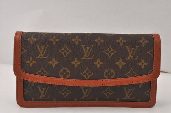Authentic Louis Vuitton Monogram Pochette Dame PM M51812 Clutch Hand Bag 4465K