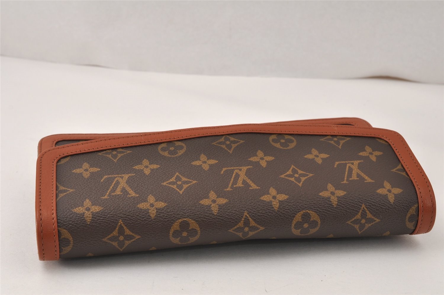 Authentic Louis Vuitton Monogram Pochette Dame PM M51812 Clutch Hand Bag 4465K