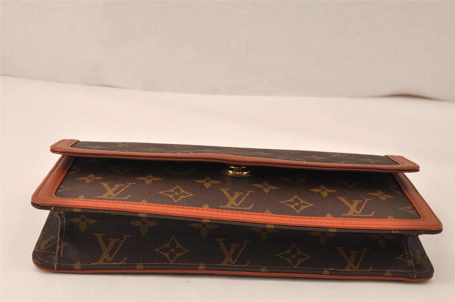 Authentic Louis Vuitton Monogram Pochette Dame PM M51812 Clutch Hand Bag 4465K