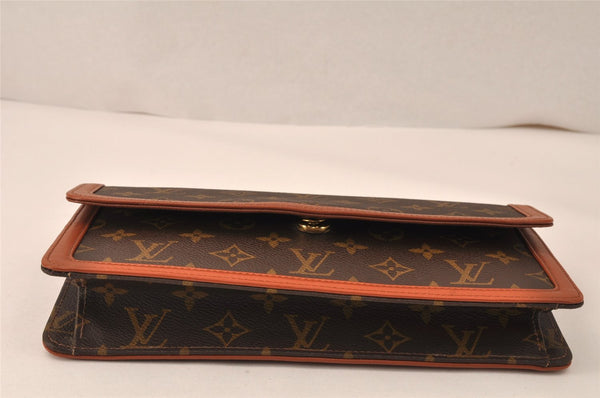 Authentic Louis Vuitton Monogram Pochette Dame PM M51812 Clutch Hand Bag 4465K