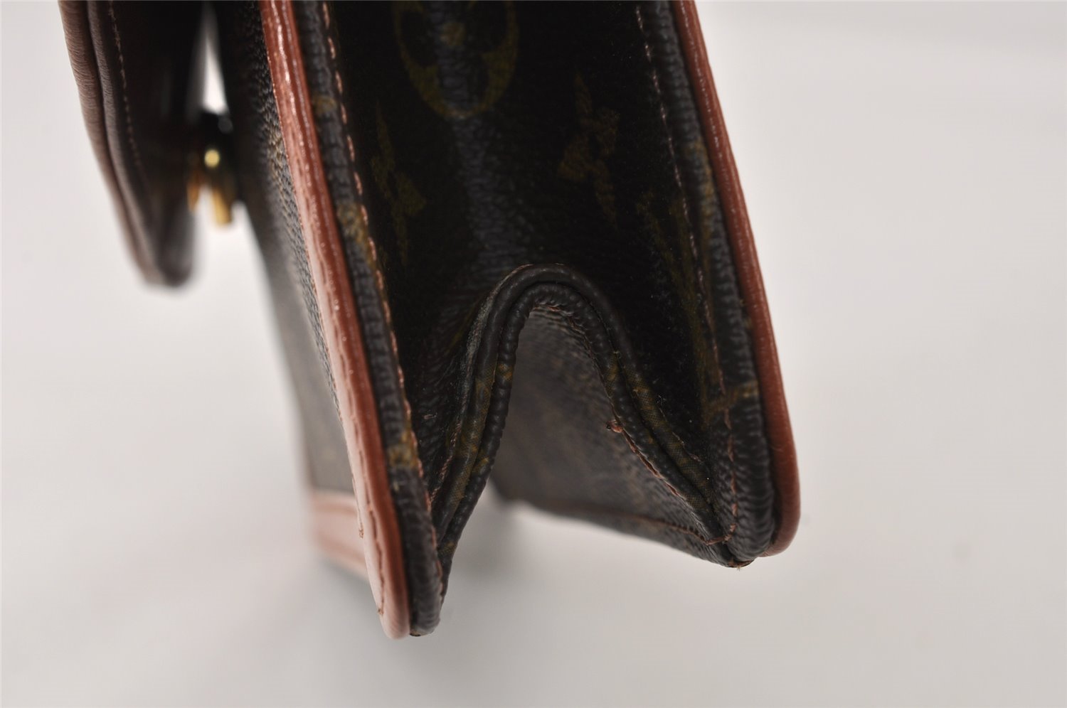 Authentic Louis Vuitton Monogram Pochette Dame PM M51812 Clutch Hand Bag 4465K