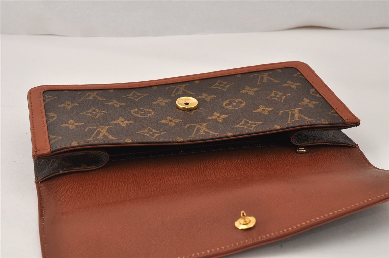 Authentic Louis Vuitton Monogram Pochette Dame PM M51812 Clutch Hand Bag 4465K