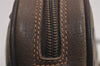 Authentic GUCCI Web Sherry Line Shoulder Bag GG PVC Leather Brown Junk 4467J