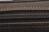 Authentic GUCCI Web Sherry Line Shoulder Bag GG PVC Leather Brown Junk 4467J