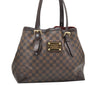 Authentic Louis Vuitton Damier Hampstead MM Shoulder Tote Bag N51204 LV 4467K