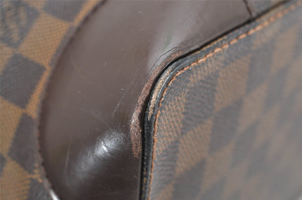 Authentic Louis Vuitton Damier Hampstead MM Shoulder Tote Bag N51204 LV 4467K