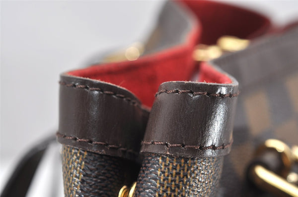 Authentic Louis Vuitton Damier Hampstead MM Shoulder Tote Bag N51204 LV 4467K