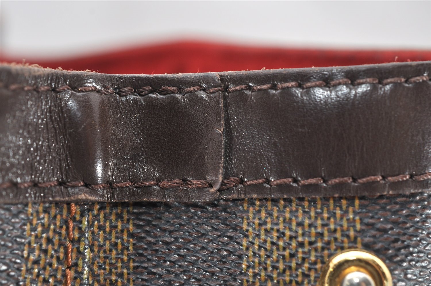 Authentic Louis Vuitton Damier Hampstead MM Shoulder Tote Bag N51204 LV 4467K