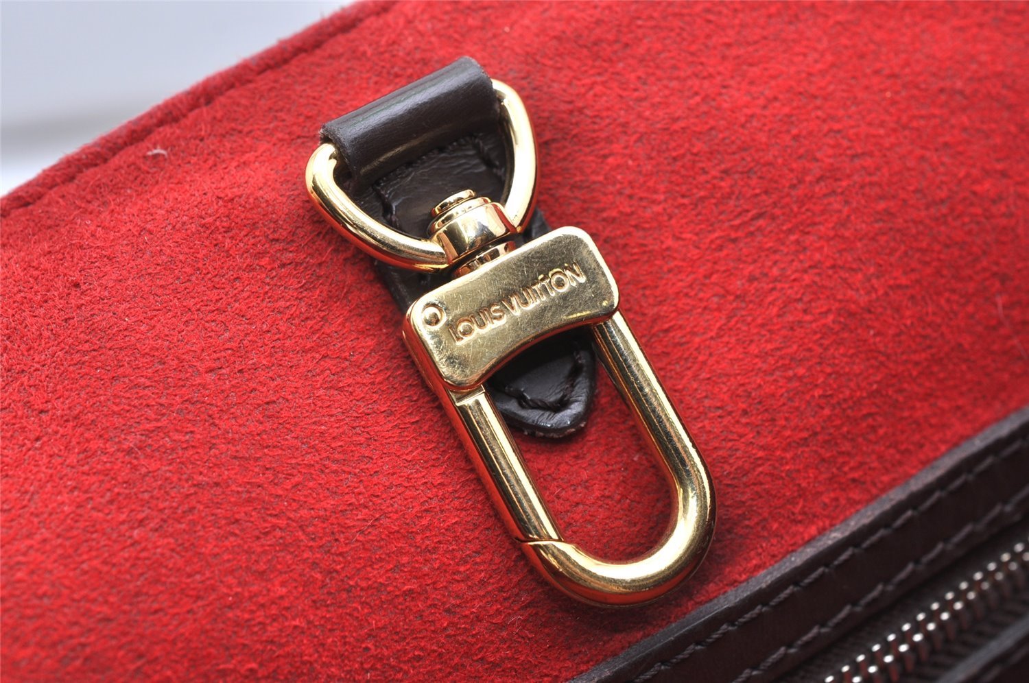 Authentic Louis Vuitton Damier Hampstead MM Shoulder Tote Bag N51204 LV 4467K