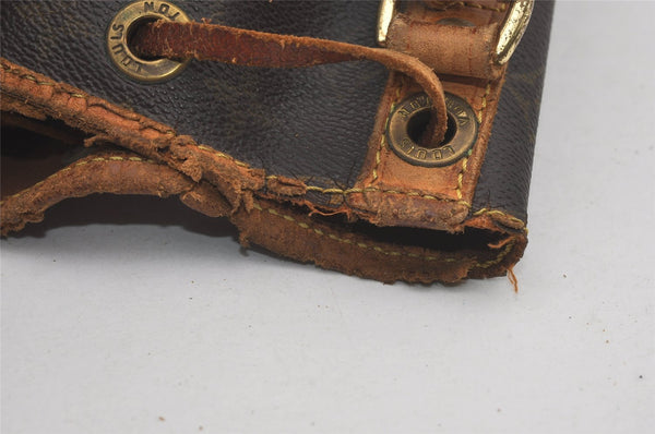 Authentic Louis Vuitton Monogram Petit Noe M42226 Shoulder Drawstring Bag 4468I
