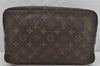 Auth Louis Vuitton Monogram Trousse Toilette 28 Clutch Bag Old Model Junk 4468J