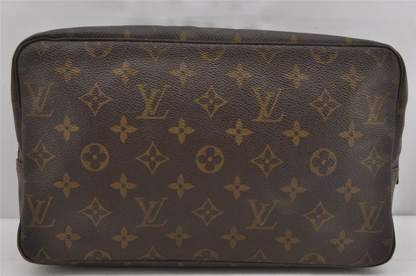 Auth Louis Vuitton Monogram Trousse Toilette 28 Clutch Bag Old Model Junk 4468J