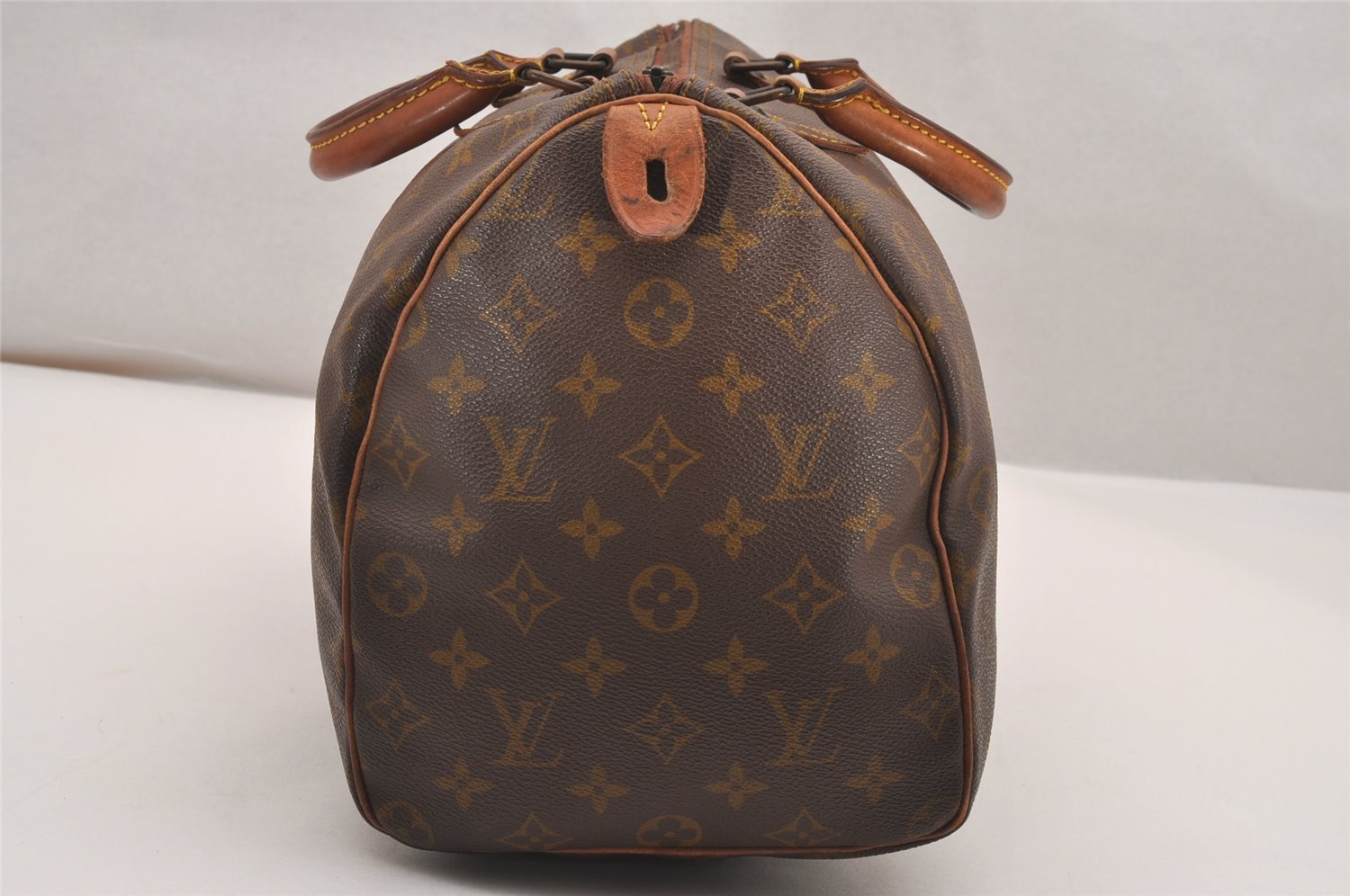 Authentic Louis Vuitton Monogram Speedy 35 Hand Boston Bag Old Model LV 4469J