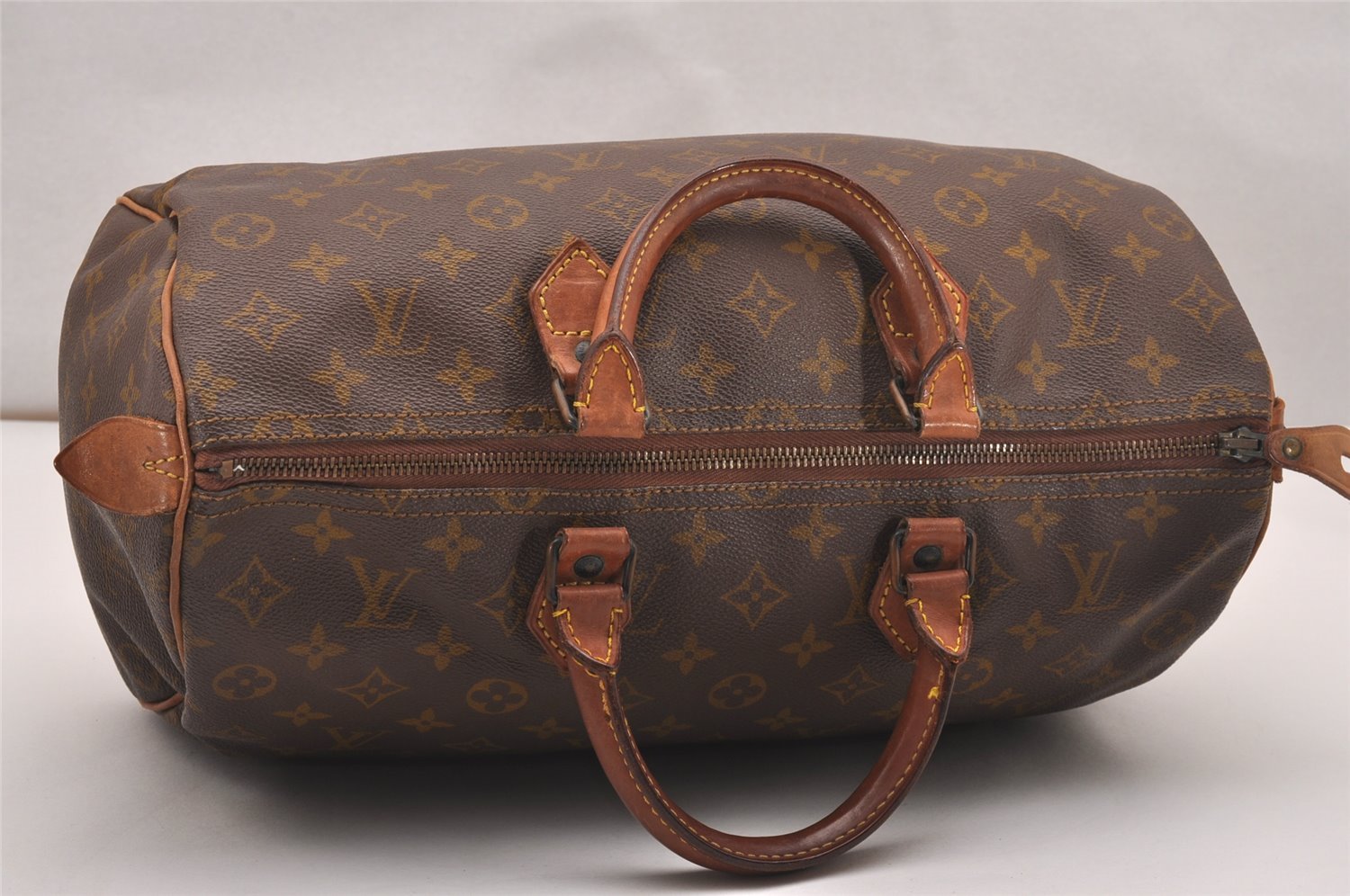 Authentic Louis Vuitton Monogram Speedy 35 Hand Boston Bag Old Model LV 4469J