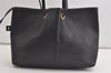 Authentic YVES SAINT LAURENT Neo Double Tote Bag Leather 297746 Black 4469K