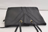 Authentic YVES SAINT LAURENT Neo Double Tote Bag Leather 297746 Black 4469K