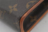 Auth Louis Vuitton Monogram Pochette Florentine Pouch Waist Bag M51855 LV 4470J