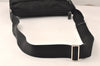 Authentic PRADA Nylon Tessuto Leather Shoulder Cross Body Bag Purse Black 4470K