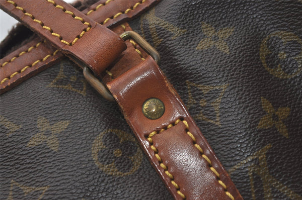 Authentic Louis Vuitton Monogram Sac Souple 35 Boston Bag Old Model Junk 4471I