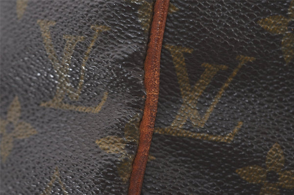 Authentic Louis Vuitton Monogram Sac Souple 35 Boston Bag Old Model Junk 4471I