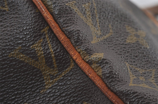 Authentic Louis Vuitton Monogram Sac Souple 35 Boston Bag Old Model Junk 4471I