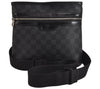 Authentic Louis Vuitton Damier Graphite Tomas Shoulder Cross Bag N58028 LV 4472J