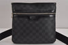 Authentic Louis Vuitton Damier Graphite Tomas Shoulder Cross Bag N58028 LV 4472J