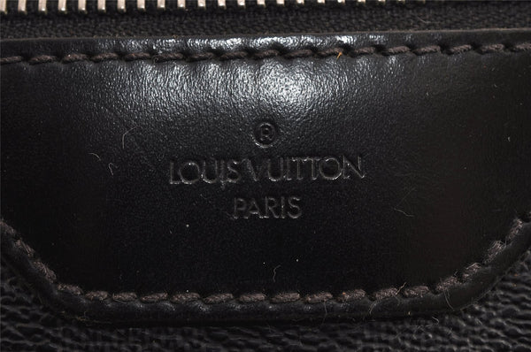 Authentic Louis Vuitton Damier Graphite Tomas Shoulder Cross Bag N58028 LV 4472J