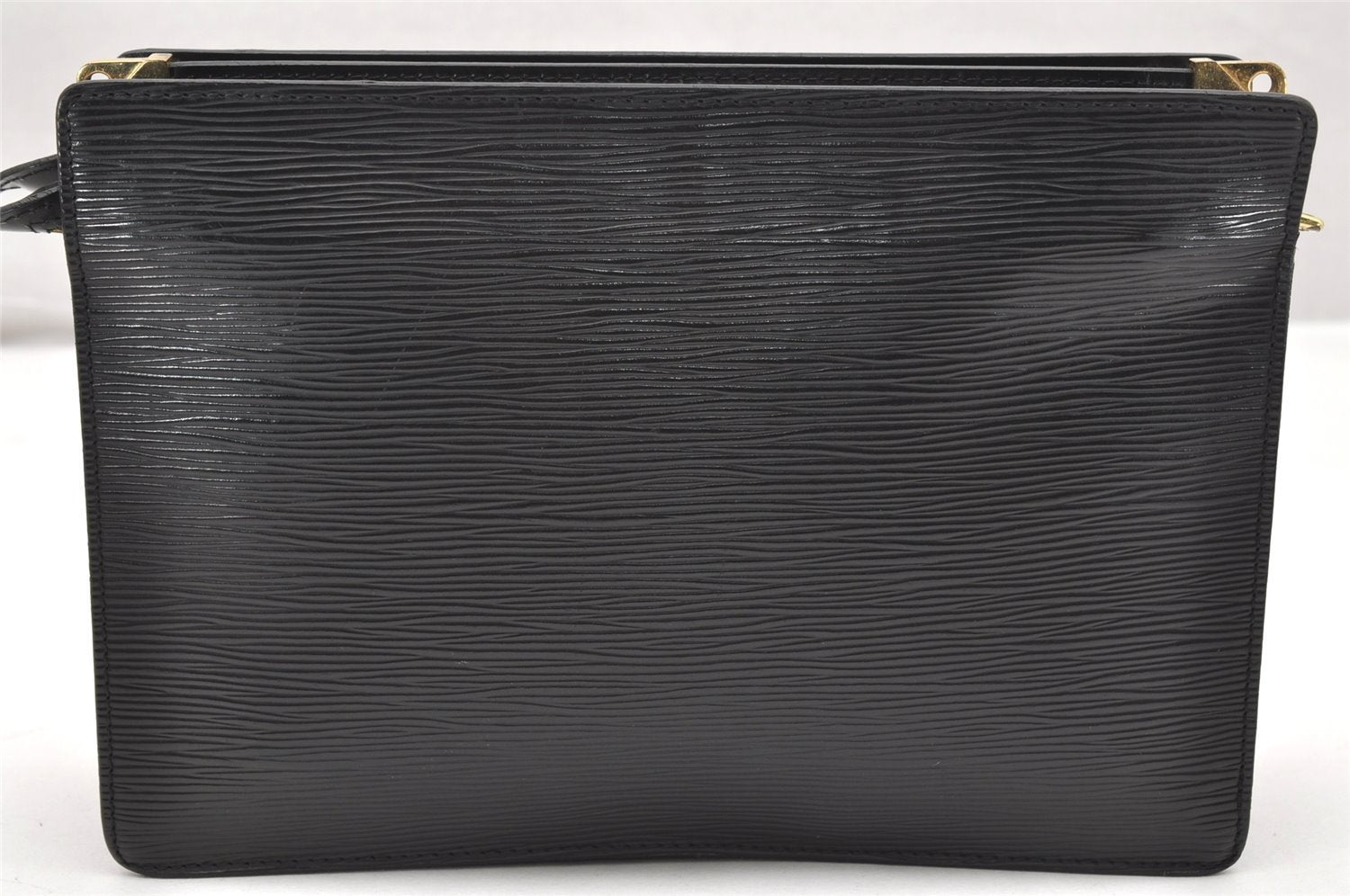 Authentic Louis Vuitton Epi Enghien 2Way Shoulder Clutch Bag M52112 Black 4472K