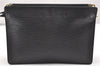 Authentic Louis Vuitton Epi Enghien 2Way Shoulder Clutch Bag M52112 Black 4472K